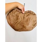 MANSUR GAVRIEL Caramel Tan Lambskin Cloud Clutch Ruched Top Bag Clutch Purse Photo 5
