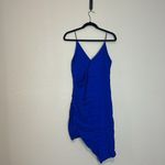 Cushnie for Target Royal Blue Leopard‎ Print Faux Wrap Dress Size 8 slip dress Photo 1