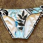 Jag jeans NEW NWT Blue White Black Tropical Floral Y2K 00s Bikini BOTTOM Small S Photo 0