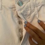 ZARA Jeans Womens Size 4 White High Rise Distressed 25" Inseam Photo 1