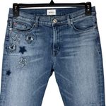 Hudson Jeans Hudson SZ 30 Nico Ankle Skinny Jeans Mid-Rise Stars Stretch Zip-Fly Pockets Blue Photo 1