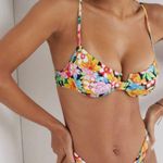 For Love & Lemons ππ Tiana Underwire Bikini ~ Floral Print Small S NWT Photo 2