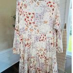 American Eagle Floral Patchwork Midi Dress, Large Photo 5