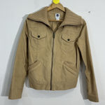 Gap Womans  Medium Tan Bomber Style Fashion Jacket Photo 0