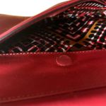 Vera Bradley  Women's Leather Crossbody Purse Red Geometric Pattern‎ Photo 10