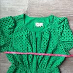 Anthropologie The Somerset Mini Dress: Eyelet Edition In Green XL Photo 8