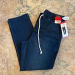 Buffalo David Bitton  NWT High Rise Dark Blue Pull-On Denim Joggers Photo 2