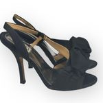 Badgley Mischka β Rosette Stiletto Heeled Sandals β Black β 8M β Cocktail Attire Photo 2