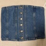 Francesca's Denim Top Photo 0