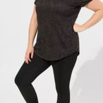 Torrid  Active Animal Print Performance Open Back Short Sleeve Shirt Size 1X Photo 0