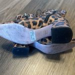 Schutz Kika Leopard Print Patent Leather Lace-Up Boot Shiny size 8.5B block heel Photo 7