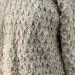 POL  Chunky Knit Cream Open Front Popcorn Cardigan Patch Pockets Cottage L NWOT Photo 4