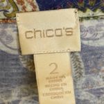  Blouse Women's Size Large Paisley Lightweight Office Business Chicos 2‎ Photo 2