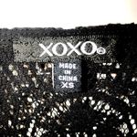 VTG Y2K Black Cottagecore Long Sleeve V Photo 4