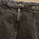 Free People {6}  We The Free Midnight Magic Black Denim Skirt Photo 4