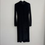 Alice + Olivia Delora Velvet Tassel Back Midi Dress Photo 2