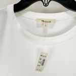 Madewell  Cotton Perfect Crewneck Tee Shirt Eyelet White Basics Womens Small NWT Photo 11