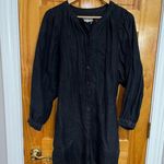 Alex Mill Black Linen Button Photo 0