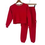 Generation Love Red Collina Chain Sweatshirt & Misha Sweatpants Set Photo 2