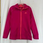 Adidas  Full Zip Athletic Sweatshirt Womens Small Pink Photo 0
