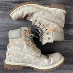 Timberland 6” Canvas Limited Edition Cream Floral Boots Photo 0