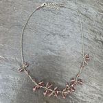 Brandy Melville Vtg classic silver beaded purple necklace Photo 2