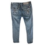 Rock Revival Womens Jeans Lily Straight Distressed Embellished Stretch 28 Photo 4