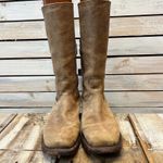 Ariat  10007065 Distressed Brown Suede Leather Square Toe Western Boots 8.5B Photo 2