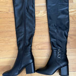 Love To Love Thigh High Boots Black Size 7.5 Photo 3