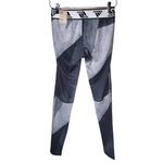 Adidas NWT Alphaskin Long Graphic Training Tights Glory Grey and White Photo 10