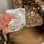 NWT Sadey With Love Italian Brown Sequin Mini Dress Size Small Photo 3