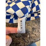 Wilo the Label Blue and White Checkered Size Small Sports Bra Photo 3