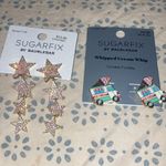 Sugarfix by Baublebar Whipped Cream Whip Ice Cream Truck & Dangly Stars Earrings Photo 2