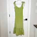 Sweet Lemon Size M Chartreuse Green Maxi Sundress Summer Dress Size M Photo 1