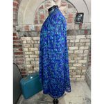 illusion dress tank tiered flutter front jacket purple blue green Size XL Photo 11