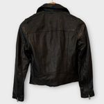 ALLSAINTS Dalby Slim Fit Leather Biker Jacket Size US/4 Photo 3