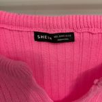 SheIn crop pink sweater  Photo 1