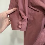 London Fog Vintage  Womens Trench Overcoat Sz 10R Pockets Mauve Lined Photo 3