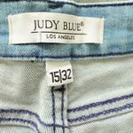 Judy Blue NWT  Mid Rise Tie Dye Hem Skinny Fit Light Blue Jeans Plus Size 15/32 Photo 3