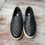 Steve Madden  black faux leather slip on shoes 8 ecentriq Photo 1