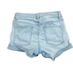 PacSun Girl's High Waisted Denim Shortie Shorts Blue Size 23 Photo 4