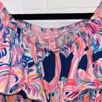 Lilly Pulitzer  Women's La Fortuna Ruffle Top Off Shoulder Photo 4