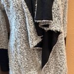 Bar III  gray and black open long sleeve cardigan Photo 3