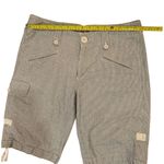 Women's Striped Cargo Shorts Multicolor Size 6 Blue Photo 1