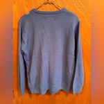 Lisa International Funny Ugly‎ Christmas Sweater Pullover Long Sleeve Size L Blue Size L Photo 3