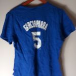 Majestic Dodgers M Garciaparra No. 5 Blue Fan Shirt Photo 2