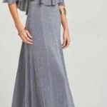 Show Me Your Mumu NWT  Renee Ruffle Maxi Dress in Dancing Queen Shine Smoke Photo 1