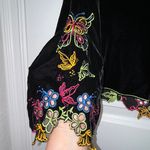 XOXO Love Josephina Loop Closure Front Embroidered Velour Jacket Photo 2