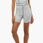 We Wore What  Corset Bodysuit Revolve NWT Gray Black Size XL $88 Retail Photo 5
