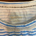Lilly Pulitzer  Agee dress Zanzibar Blue Happy Beach Stripe Photo 3